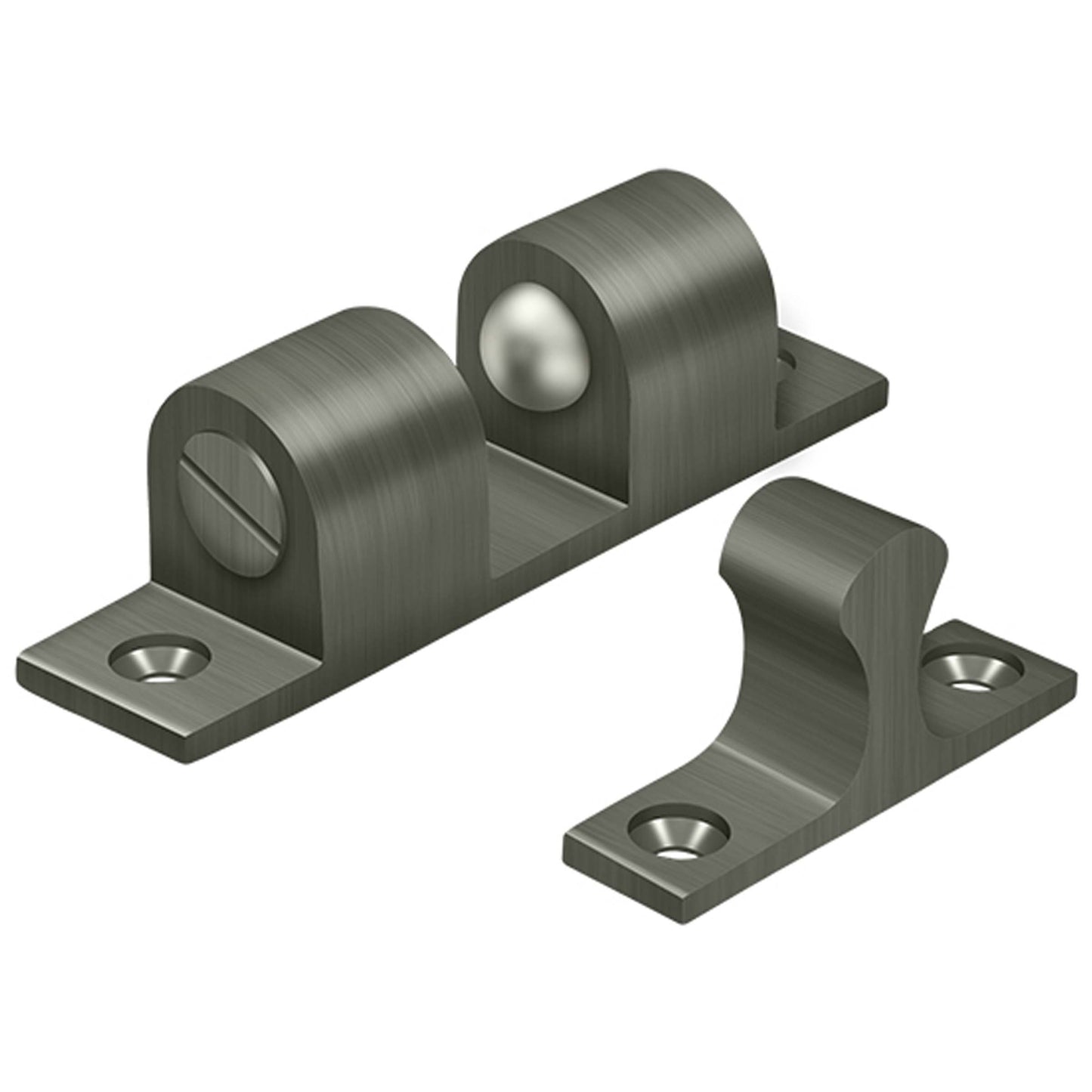 Ball Tension Catch Finish: Antique Nickel