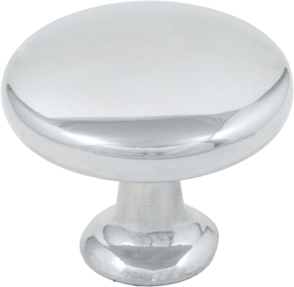 Stone Harbor Hardware Universal Cabinet Knob, 1-1/8 Inches, Polished Chrome