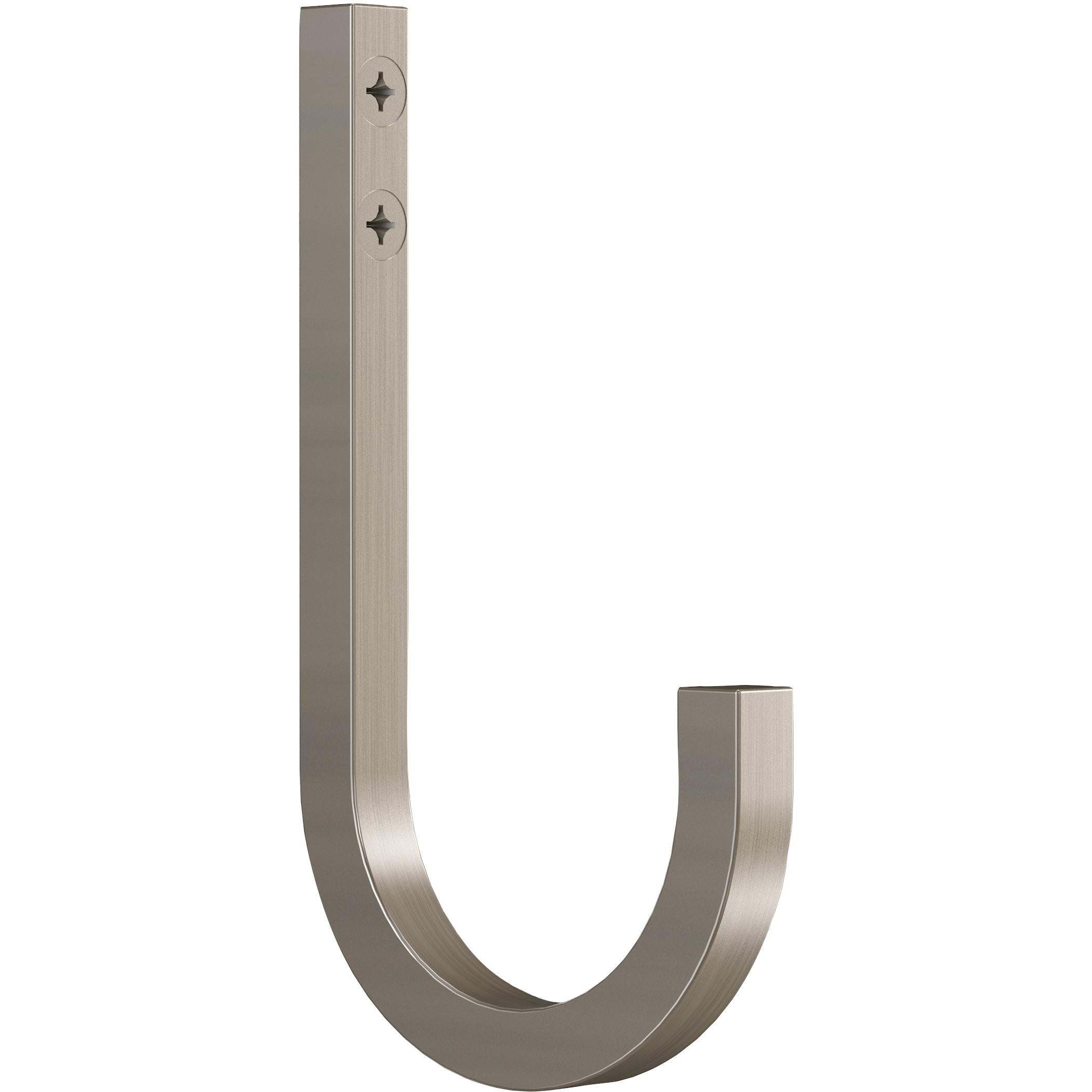 National Hardware - V1452 Reed Multipurpose Hook 2/pk  - Satin Nickel