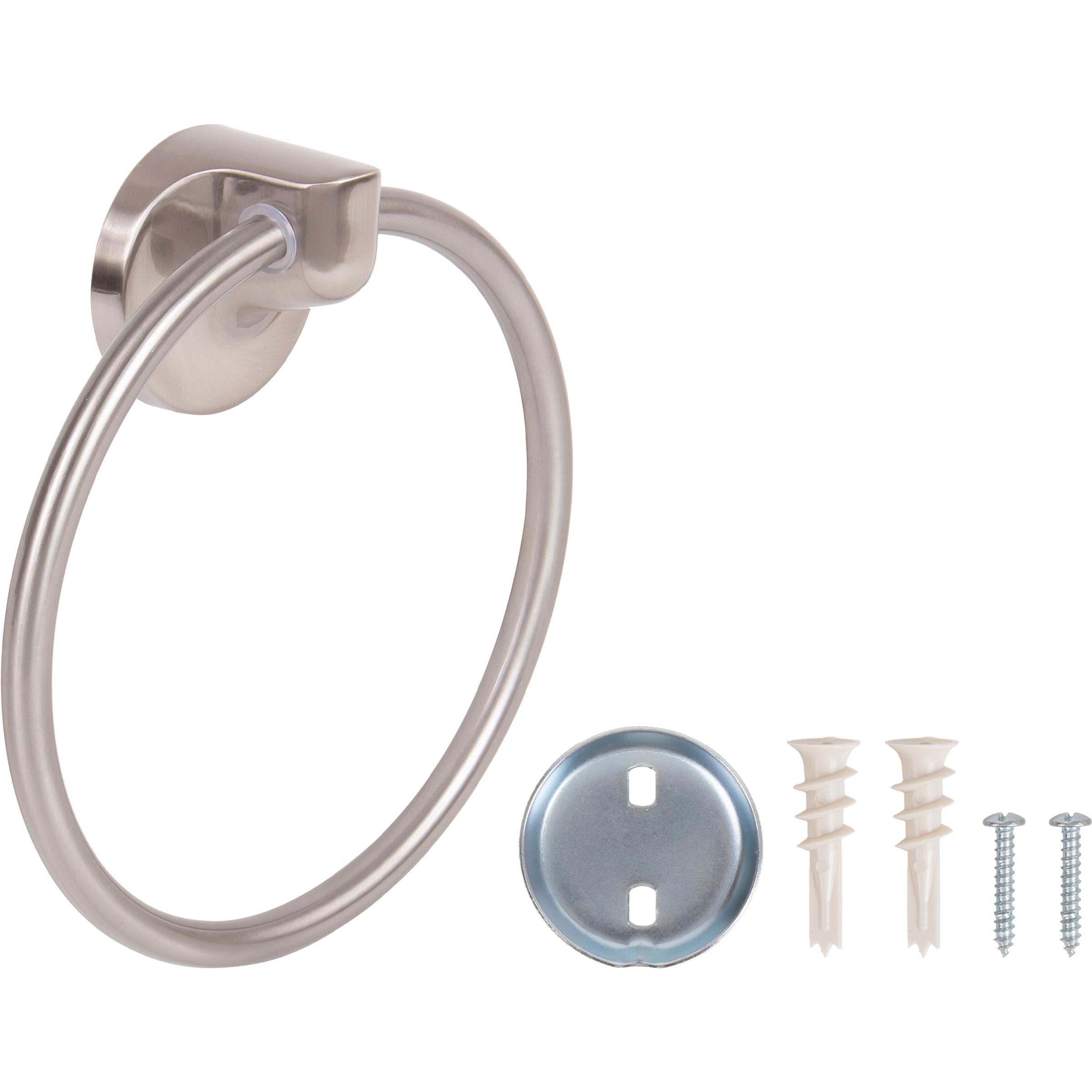 Harbor Mist Towel Ring - Satin Nickel