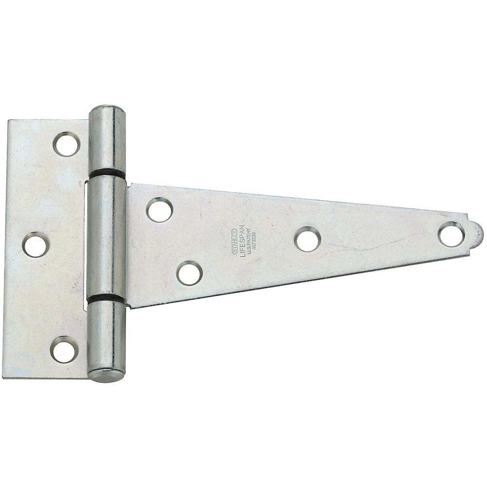 National Hardware - 286BC 5" Heavy T-Hinge - Zinc Plated