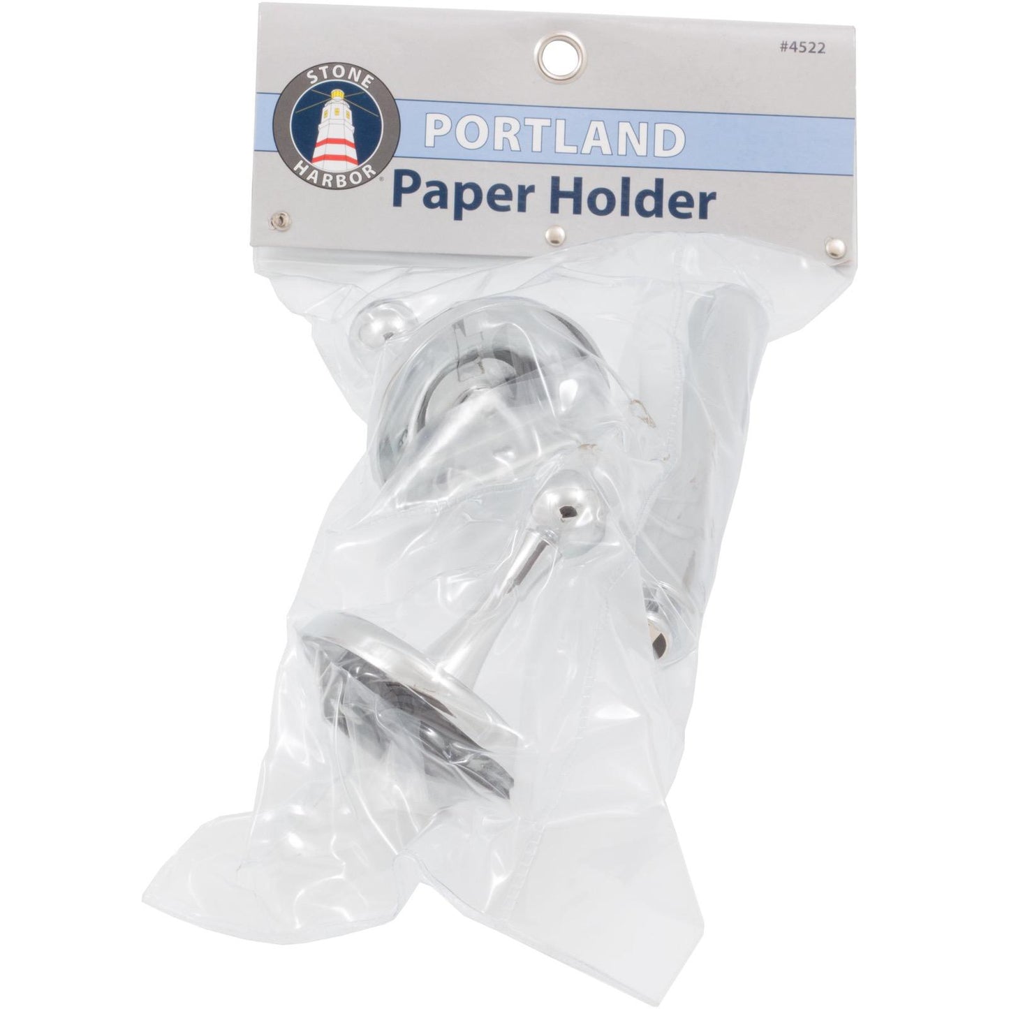 Stone Harbor Hardware Portland Paper Holder, Polished Chrome