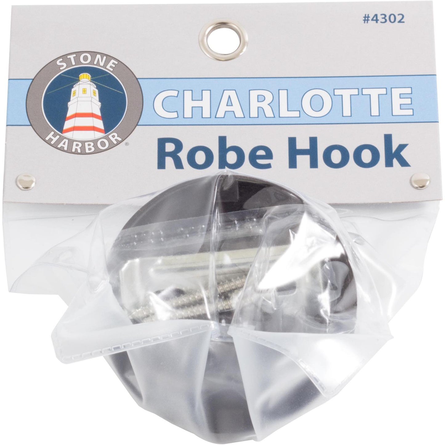 Stone Harbor Hardware Charlotte Robe Hook, Vintage Bronze