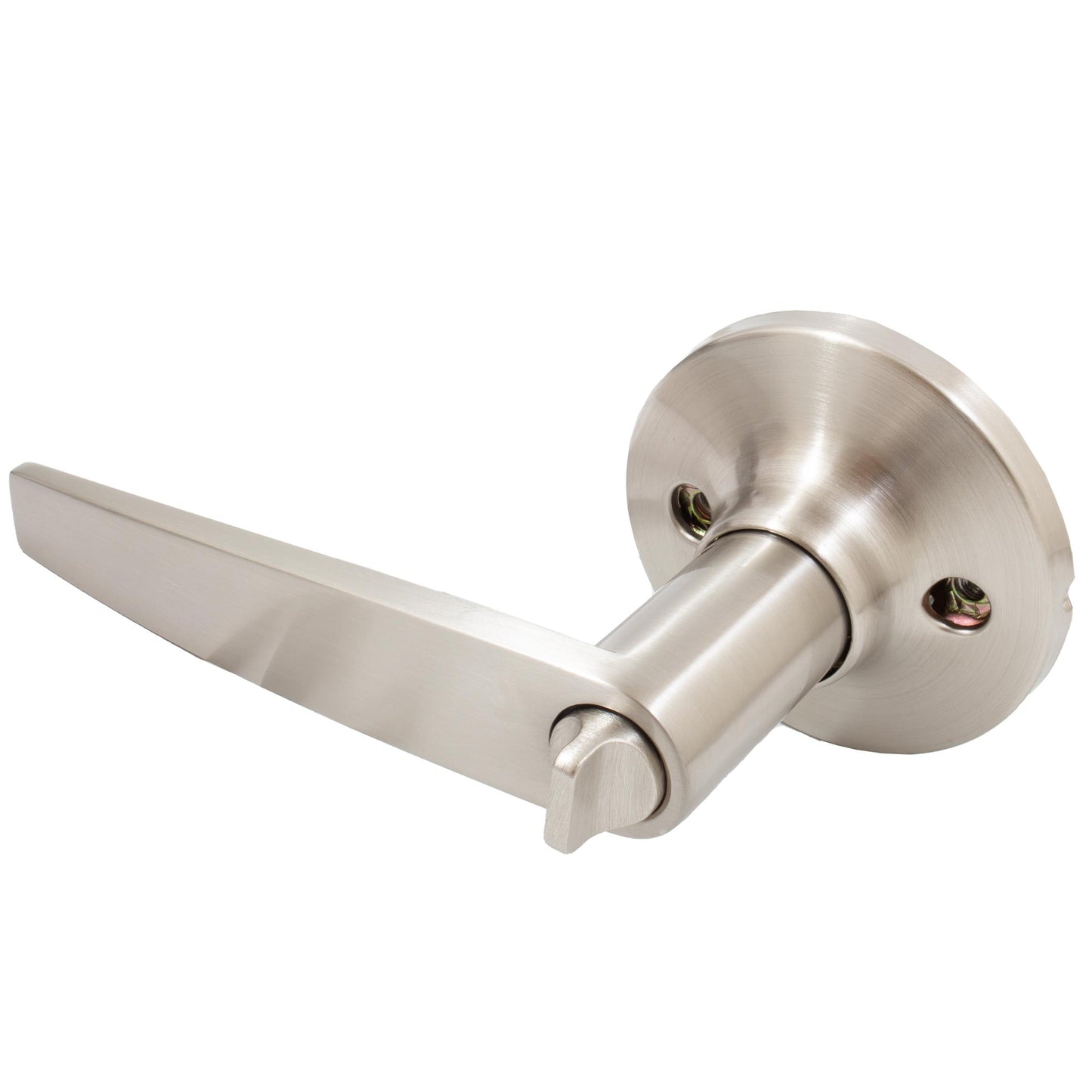 Stone Harbor Hardware Tucson Door Lever, Entry Latch, SC Keyway, Satin Nickel