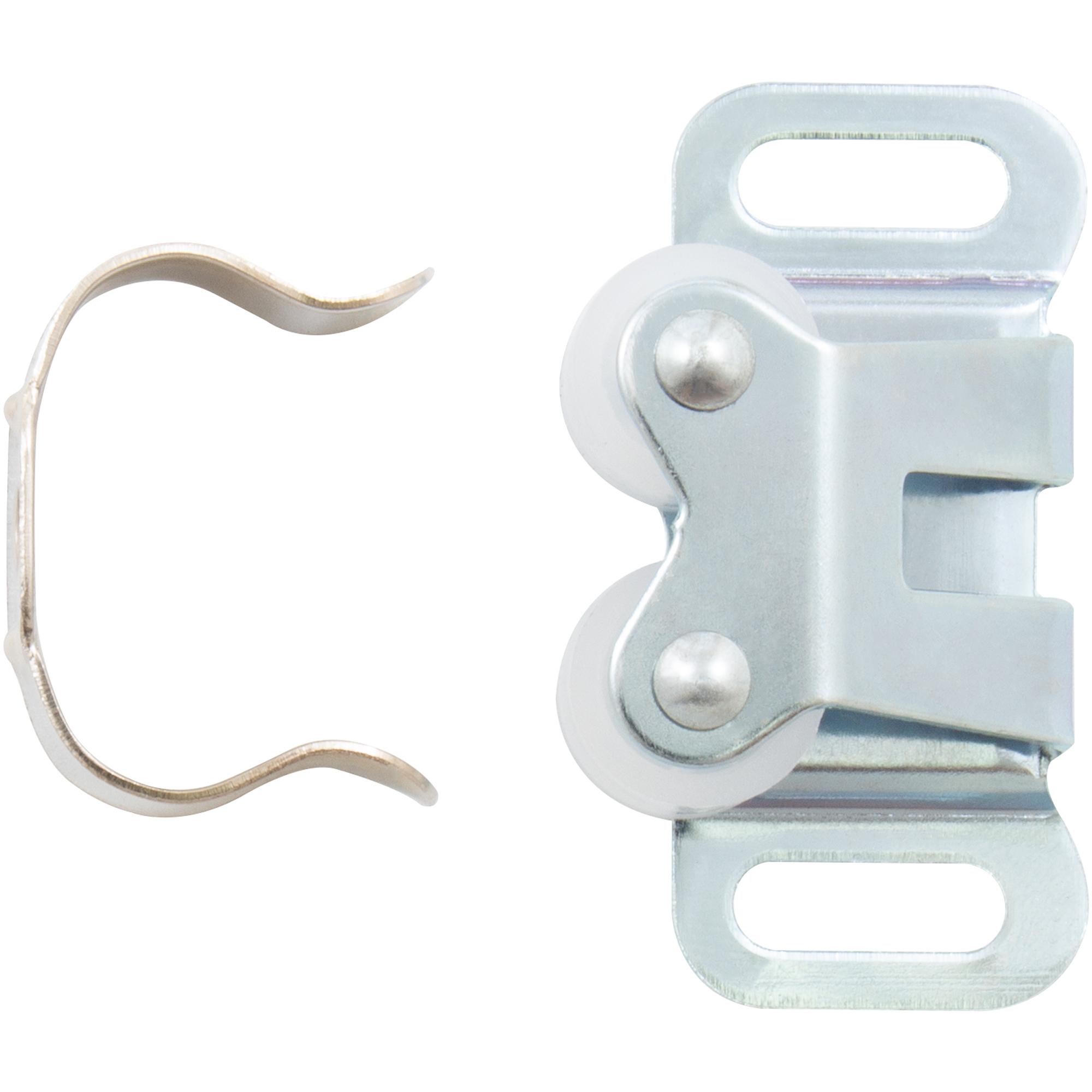 Stone Harbor Hardware Double Roller Catch, Female, Satin Aluminum