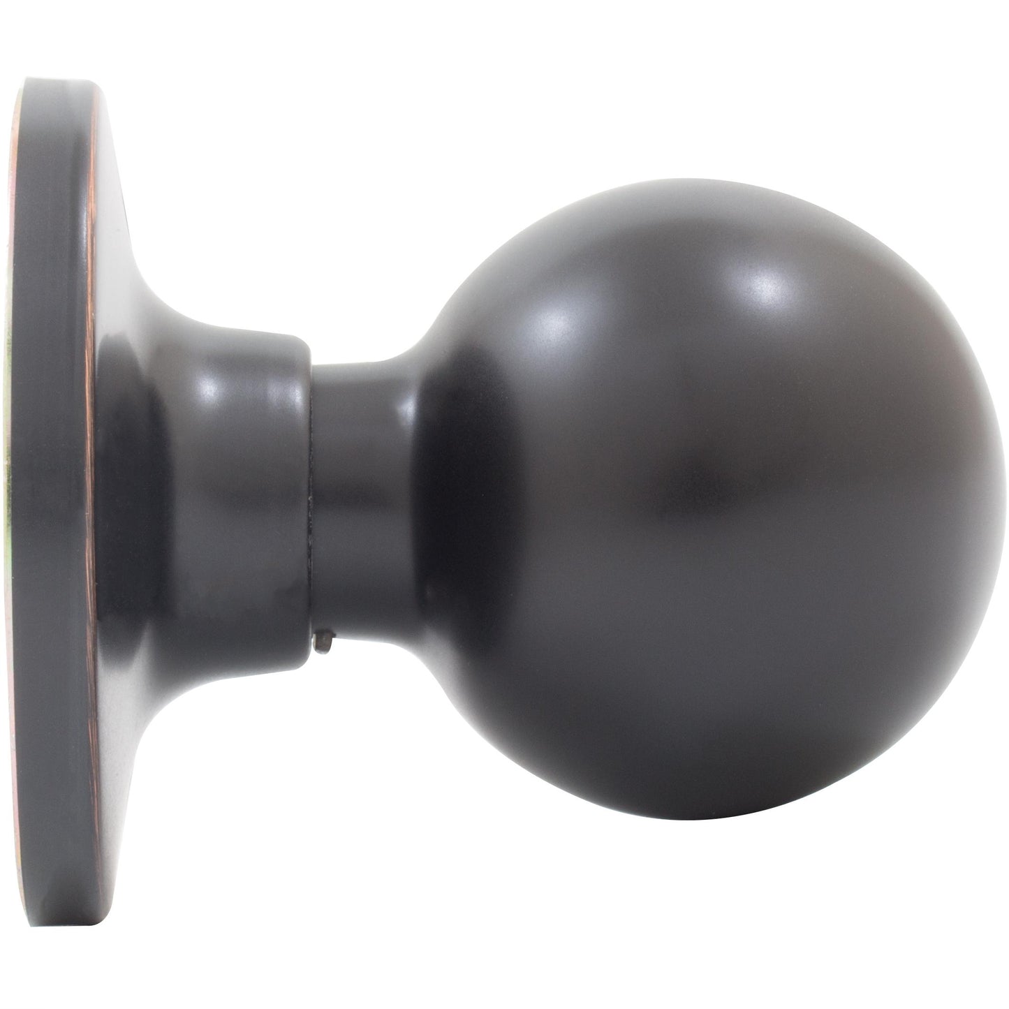 Stone Harbor Hardware Ball Door Knob, Dummy (Non-Turning) Latch, Vintage Bronze