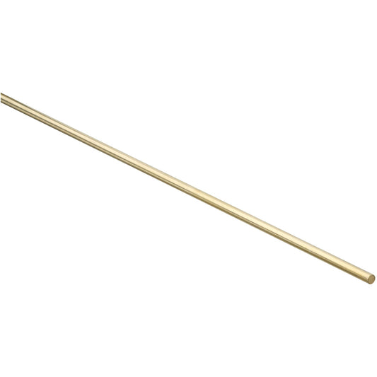 4052BC 1/4" x 36" Smooth Rod - Polished Brass