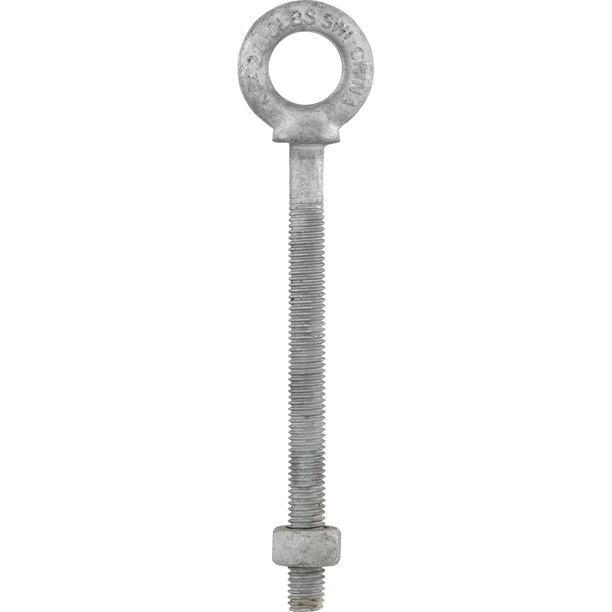 3260BC 1/2" x 6" Forged Eye Bolt with Shoulder - Galvanized