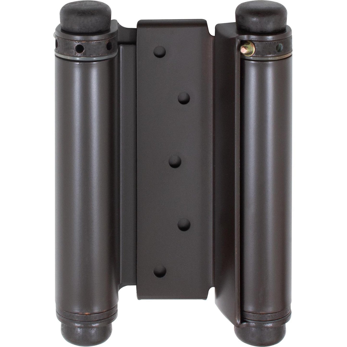 Stone Harbor Hardware Heavy-Duty Double Acting Spring Hinge, 5 Inches, Fits Doors 1-1/8" to 1-3/8" Thick, 1-Pack, Oil-Rubbed Bronze
