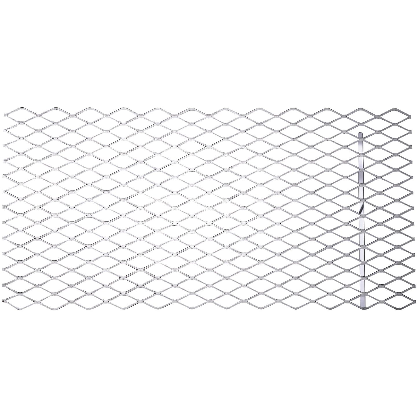 4075BC 24" x 12" Expanded Steel 3/4" Grid - Plain Steel