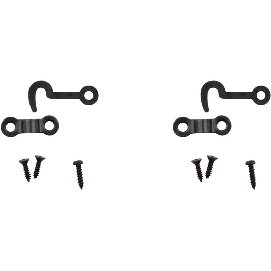 National Hardware - V1841 Hooks and Staples 2/pk - Oil-Rubbed Bronze