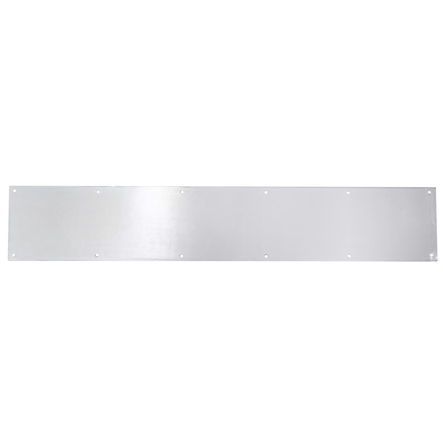 Stone Harbor Hardware Kick Plate with Screws, 6" x 34", Satin Aluminum