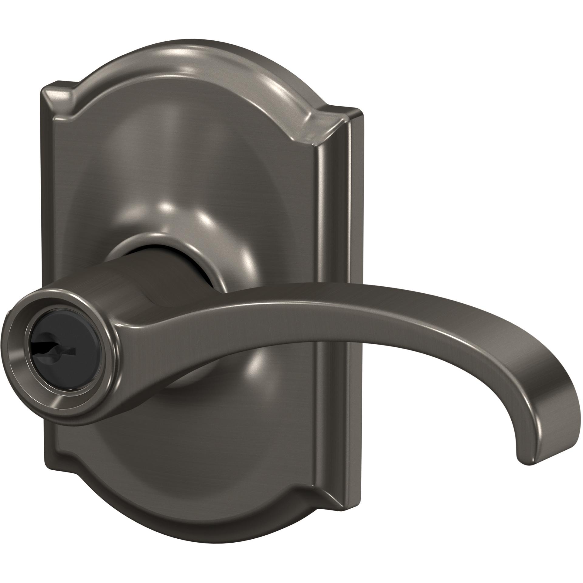 F51AWIT530CAM 16-211 10-027 K4 Whitney / Camelot Entry - Black Stainless