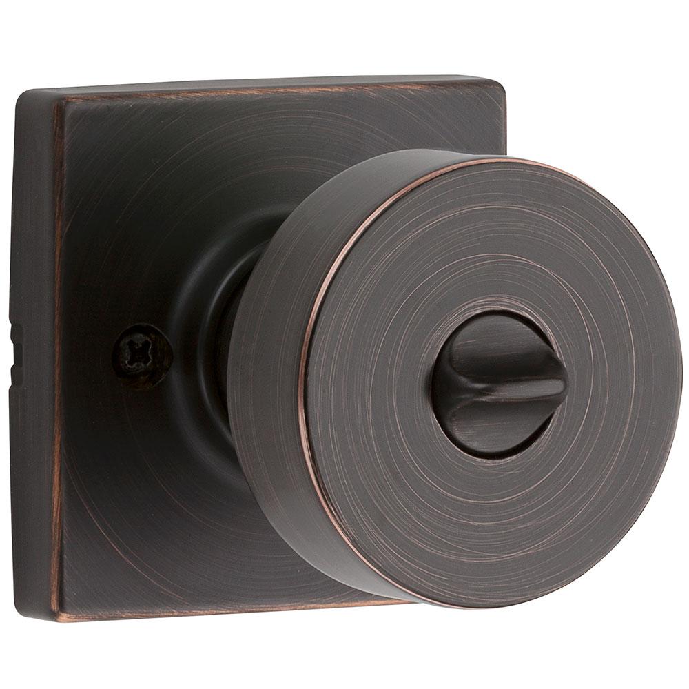 Pismo Privacy/Bed & Bath Knob - 730 Series with Square Trim - Boxpack