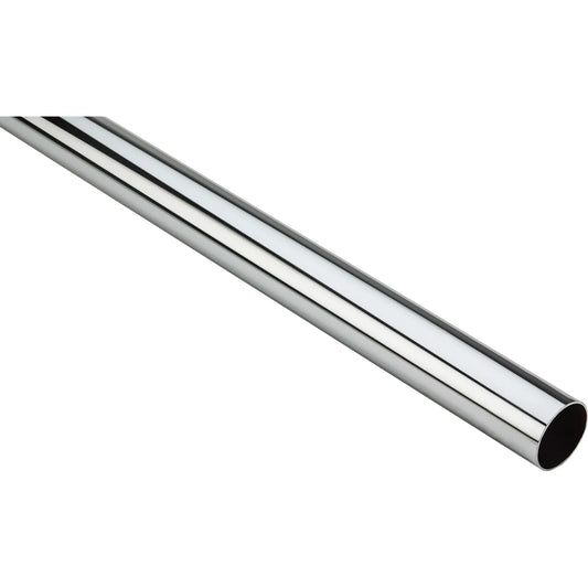 BB8604 8' Closet Rod1.2mm Thick - Polished Chrome