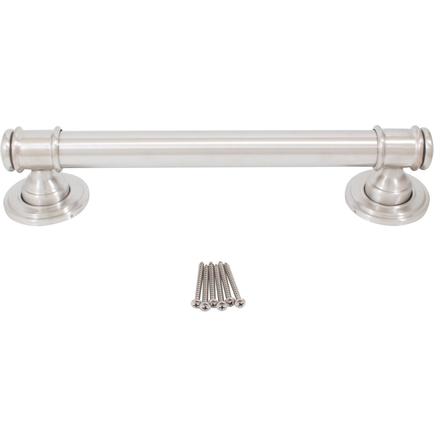 Stone Harbor Hardware Barrington Decorative Grab Bar, 12 Inches, Satin Stainless Steel