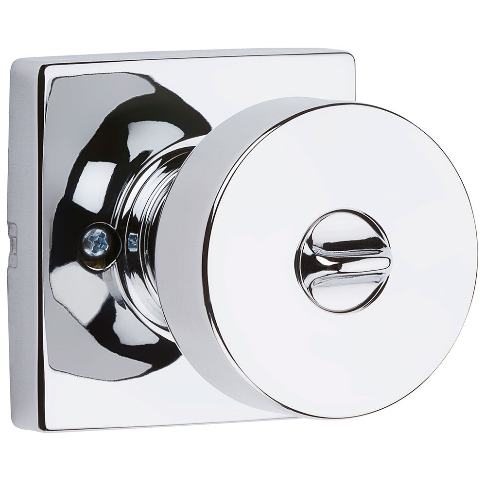 Pismo Privacy/Bed & Bath Knob - 730 Series with Square Trim - Boxpack