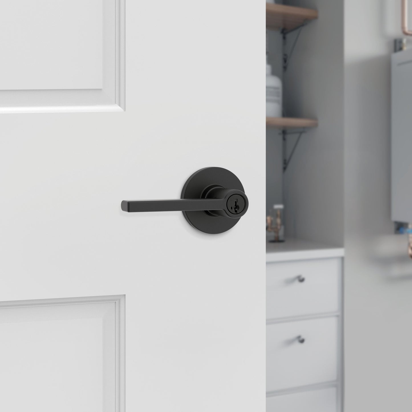 439CSL RDT 514 SMT RCAL UL 3031 23155 LK Casey Storeroom Less Keys - Matte Black