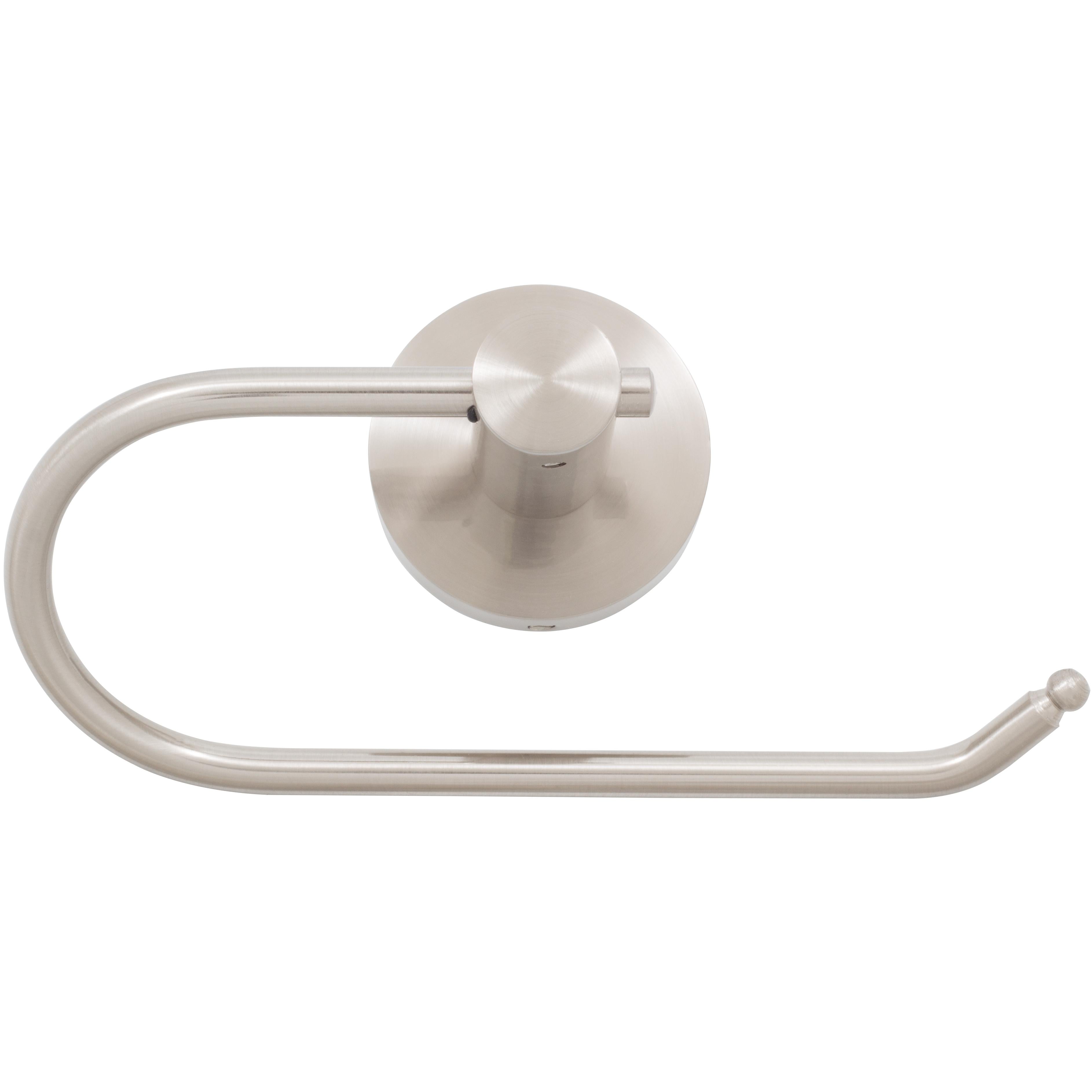 Zurich Euro Paper Holder - Satin Nickel