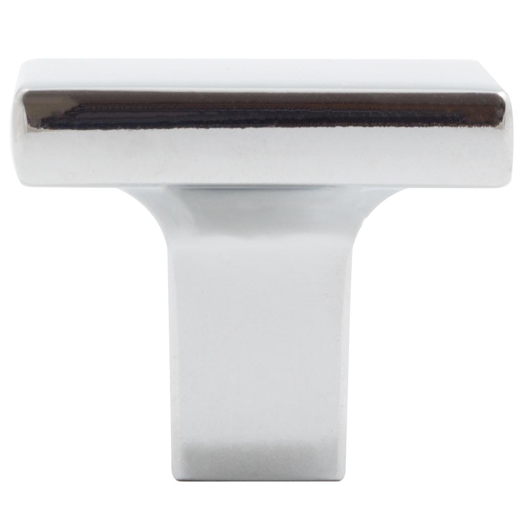 Stone Harbor Hardware Contemporary Square Cabinet Knob, 1-1/8 Inches, Zinc Base Material, Polished Chrome