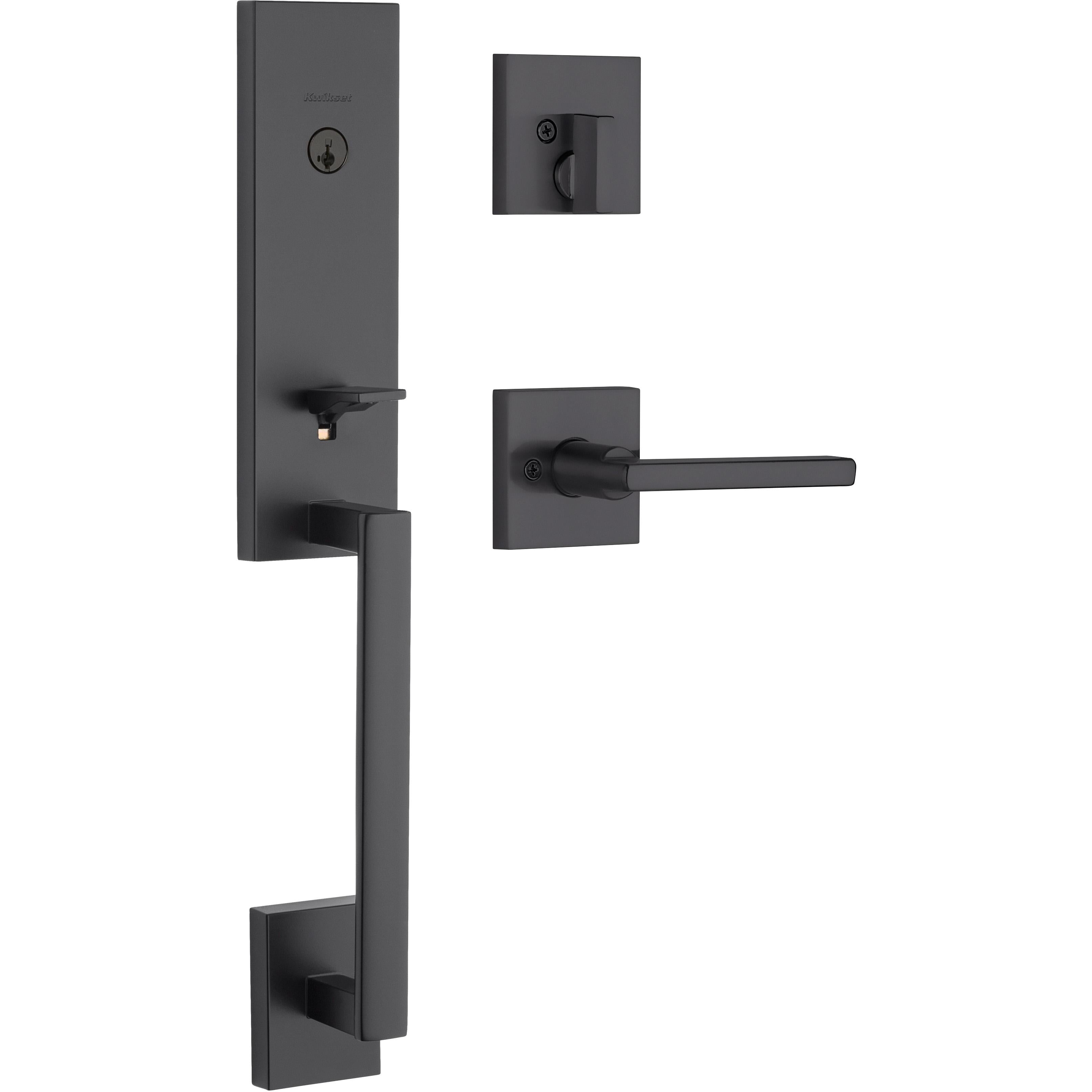 818VNHxHFL SQT 514 SMT CP Vancouver Handleset with Halifax - Matte Black