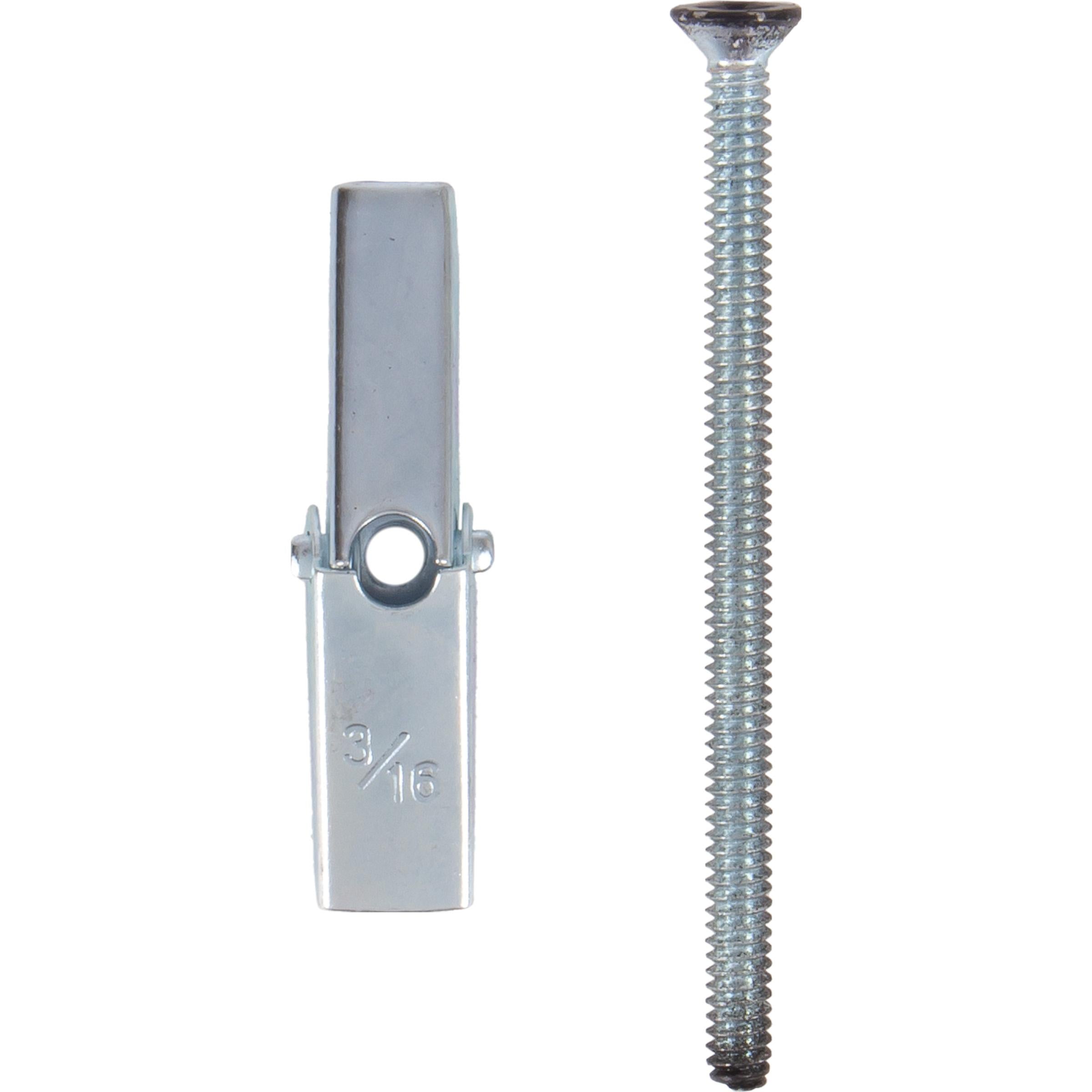 Hollow Wall Anchors, 10-Pack (5 Bolts, 5 Anchors)