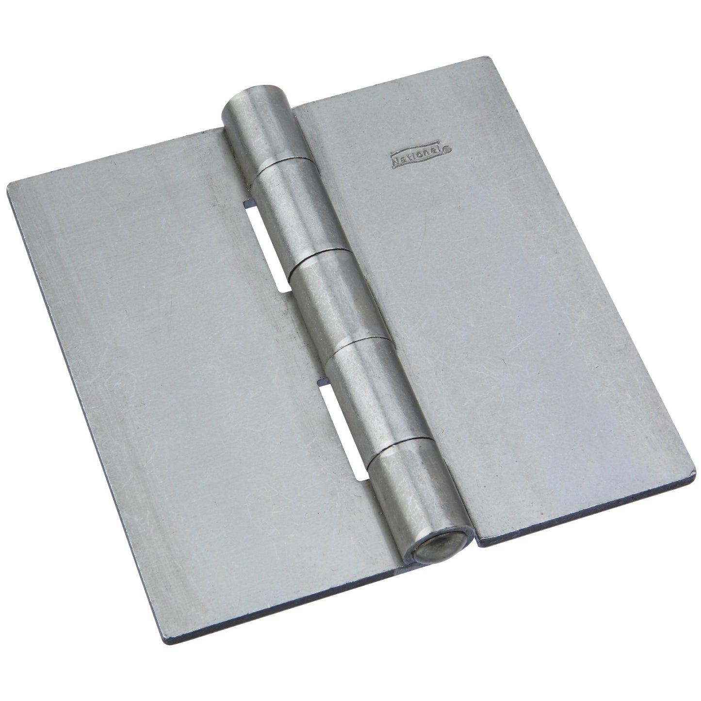 National Hardware - 560BC 4-1/2" SQR Weldable Surface Door Hinge NRP 1/pk - Plain Steel