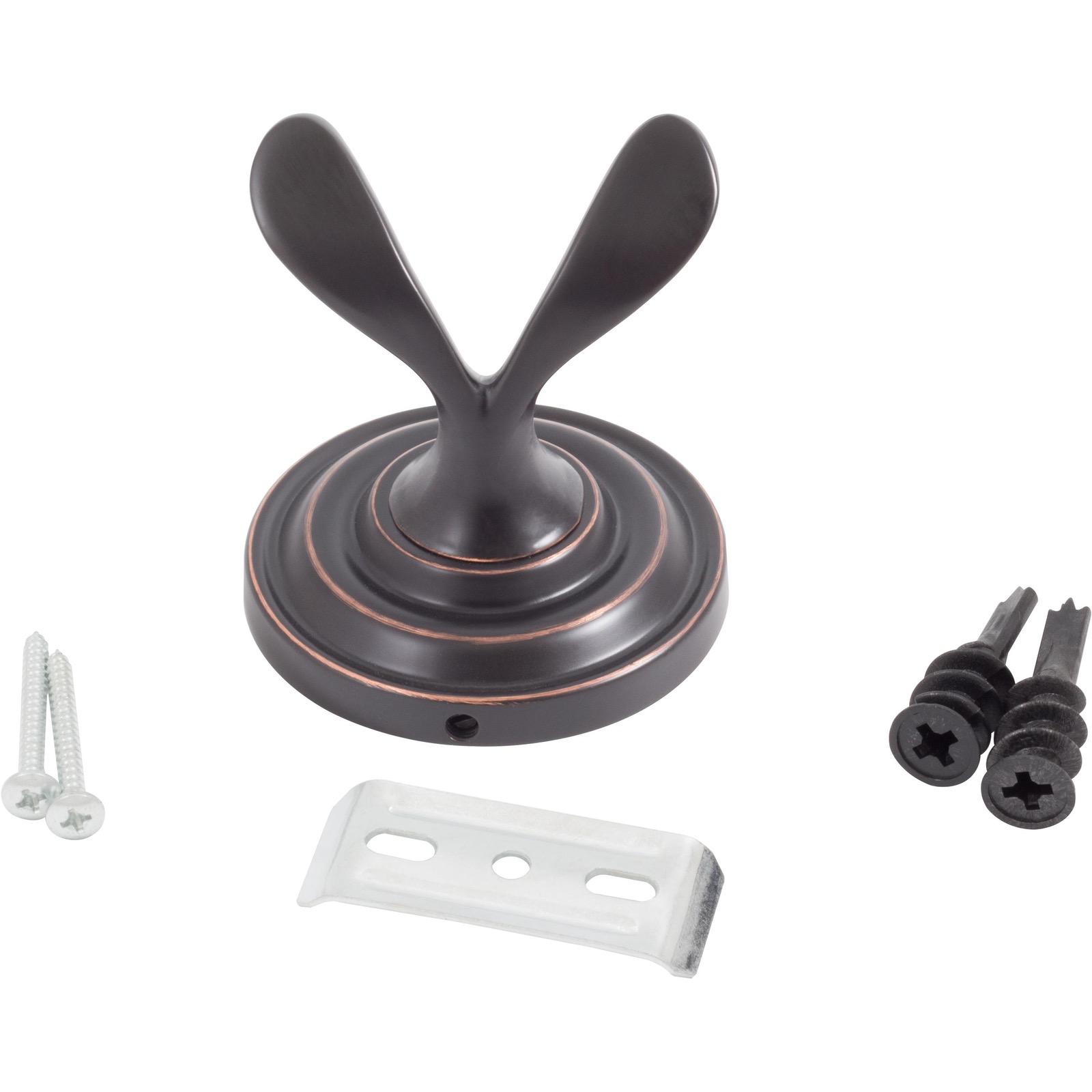 Stone Harbor Hardware Charlotte Robe Hook, Vintage Bronze