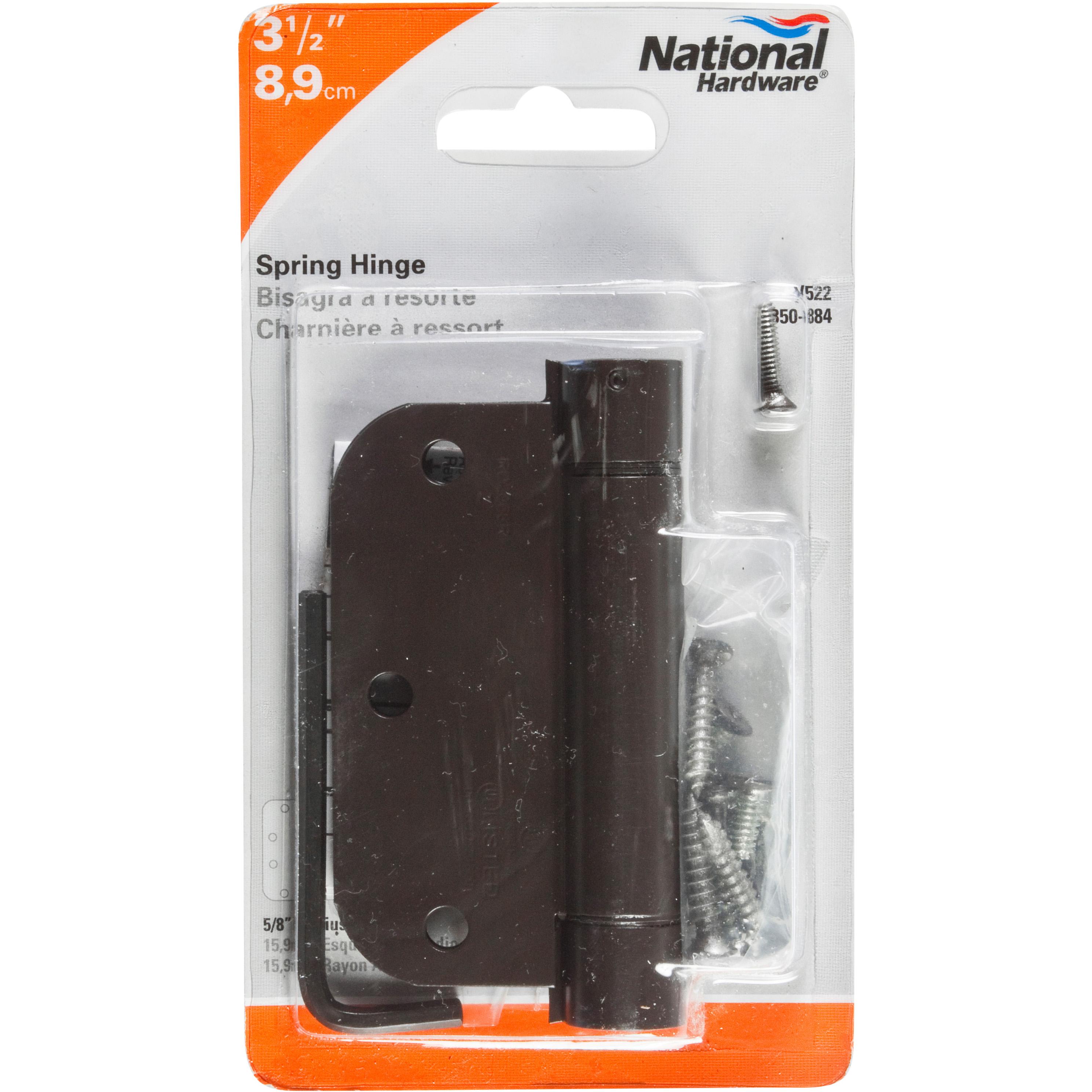 V522 3-1/2" Spring Hinges 1/pk - Oil Rubbed Bronze