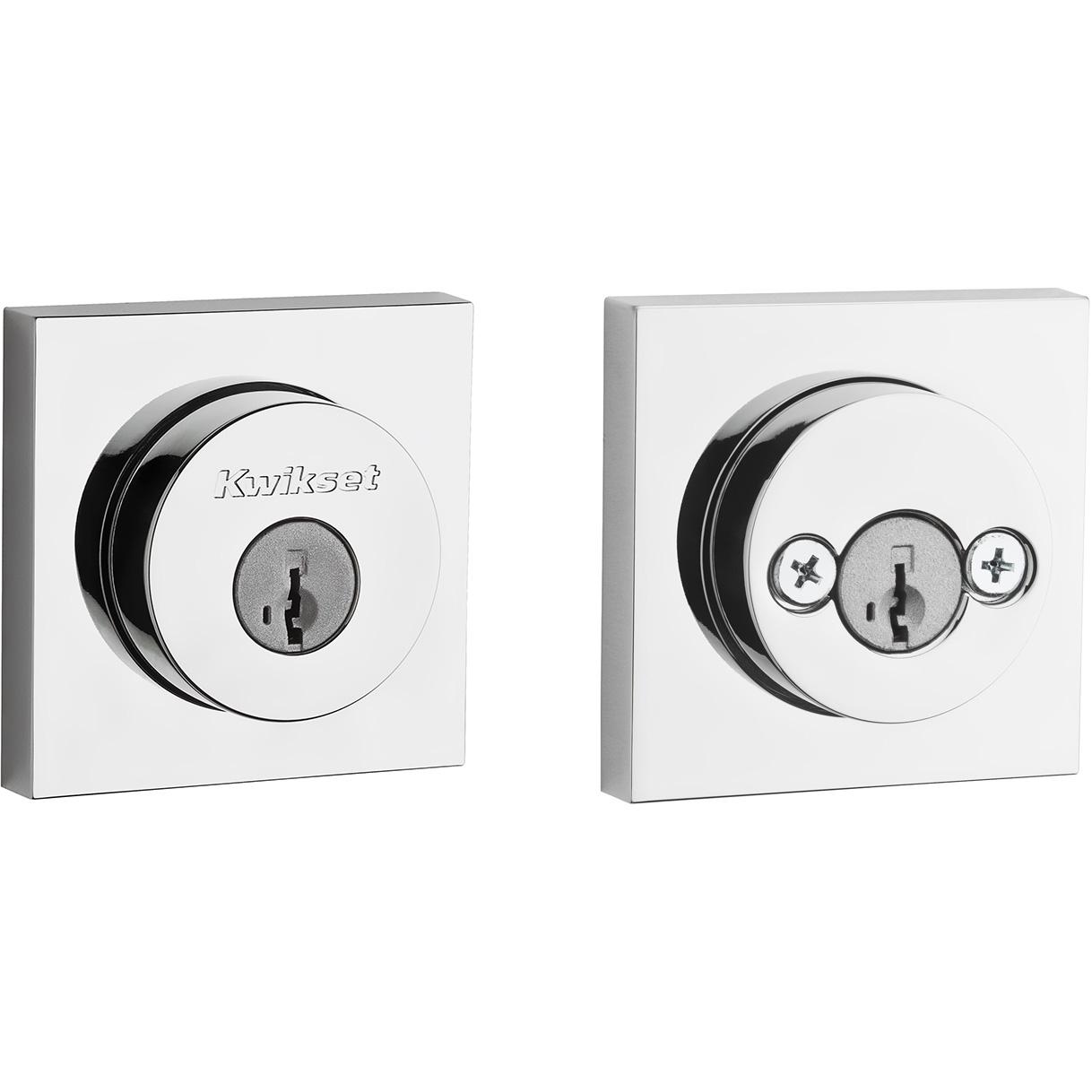 159 SQT 26 SMT 6AL STRKP K3 Halifax 2-Cyl Deadbolt - Polished Chrome