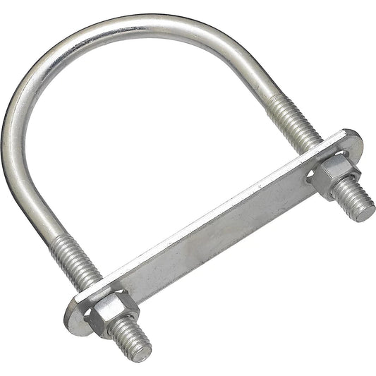 2190BC 652 3/8" x 3" x 4-1/2" U-Bolt - Zinc Plated