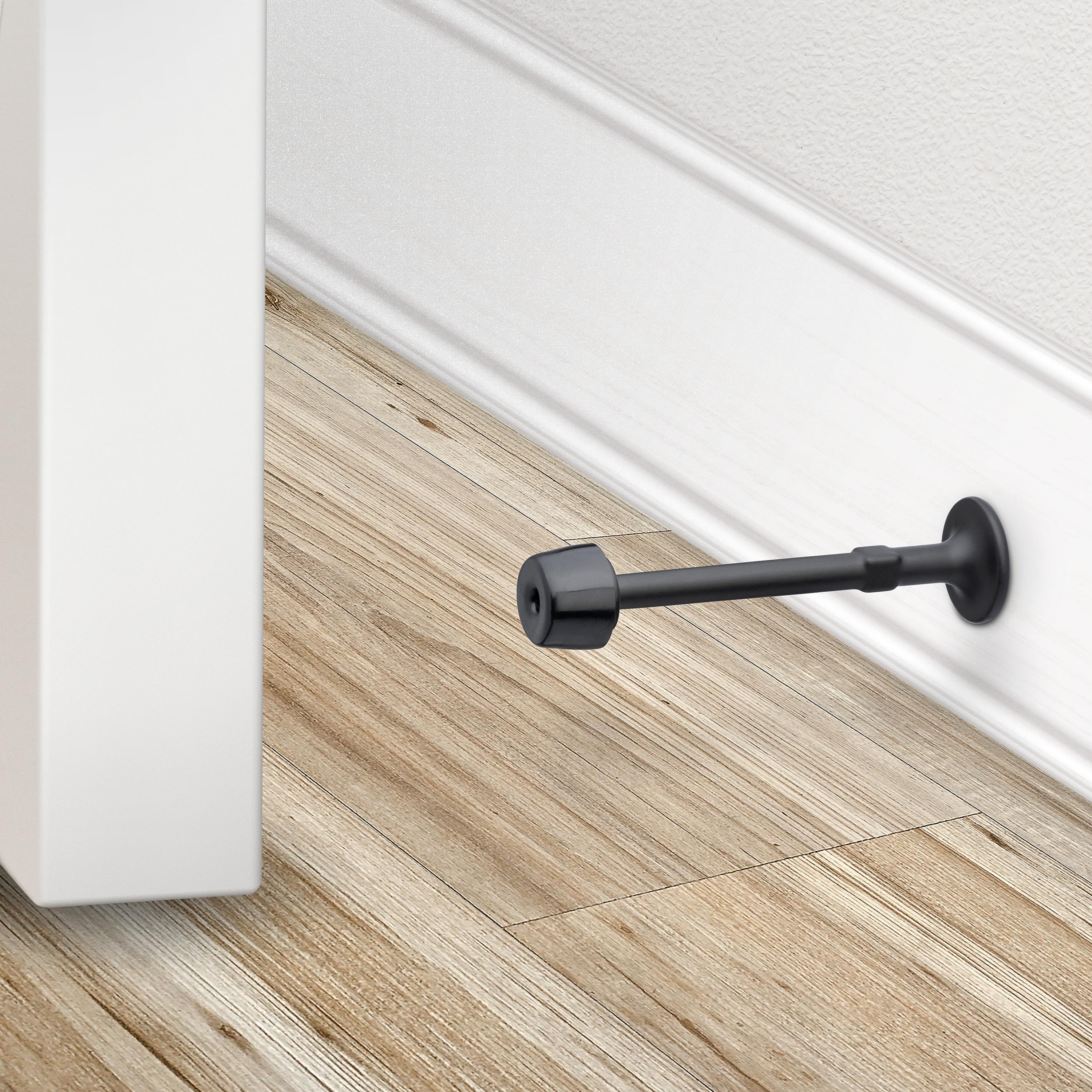 1405 4" Rigid Door Stop - Matte Black