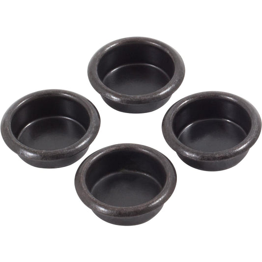 Stone Harbor Hardware Finger Pull, 3/4 Inches, 4-Count, Vintage Bronze