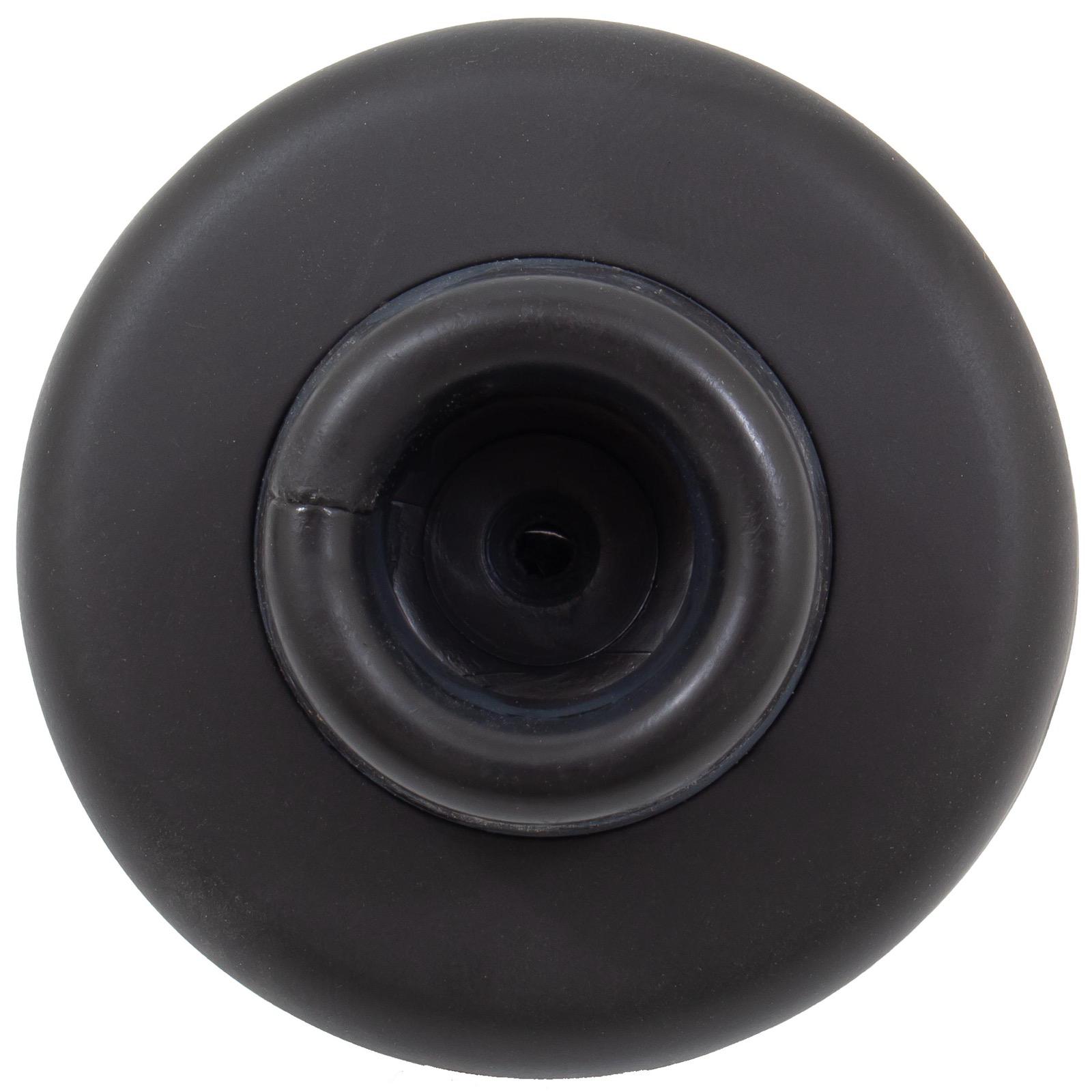 Stone Harbor Hardware Concave Wall Door Stop, 2-1/4 Inches, Matte Black