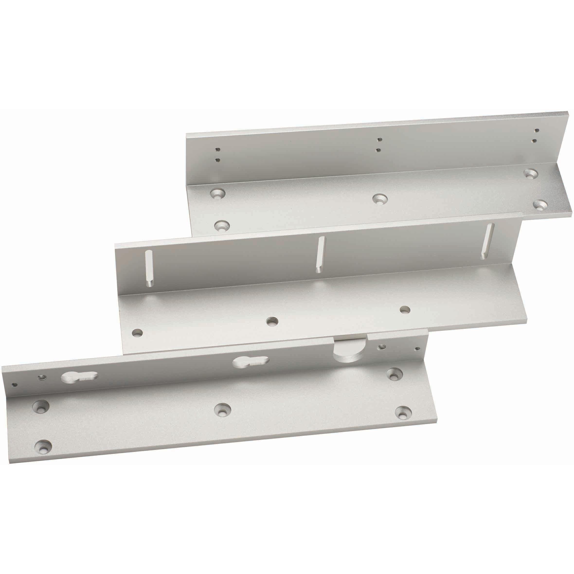 AM3370 Adjustable Z Bracket for 600 Series Single Magnetic Lock - Satin Aluminum