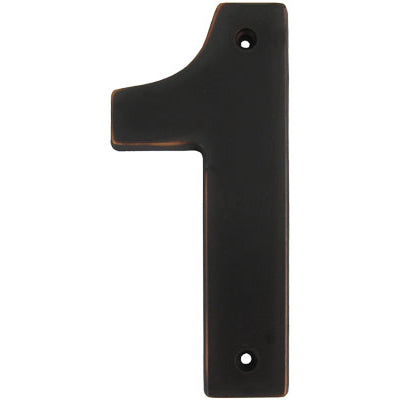 Stone Harbor Hardware Contemporary House Number, #1, 5 Inches, Vintage Bronze