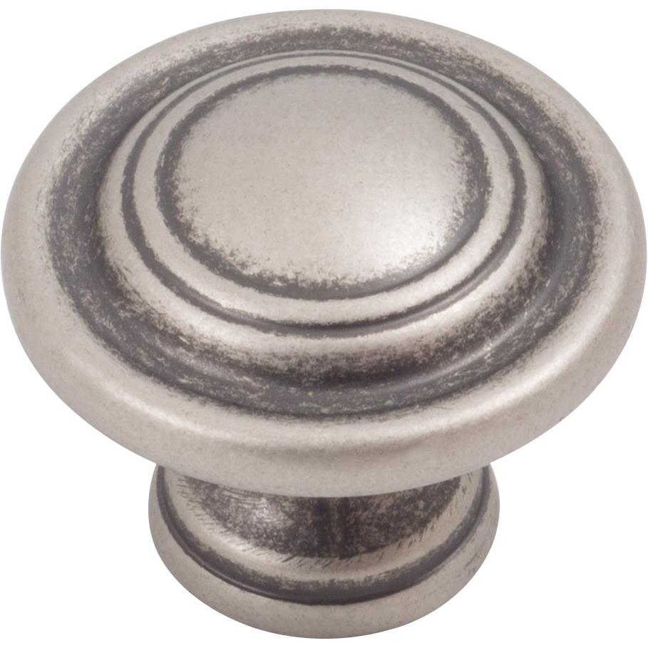 Stone Harbor Hardware Charlotte Cabinet/Bi-Fold Door Knob, 1-3/4 Inches, Weathered Nickel