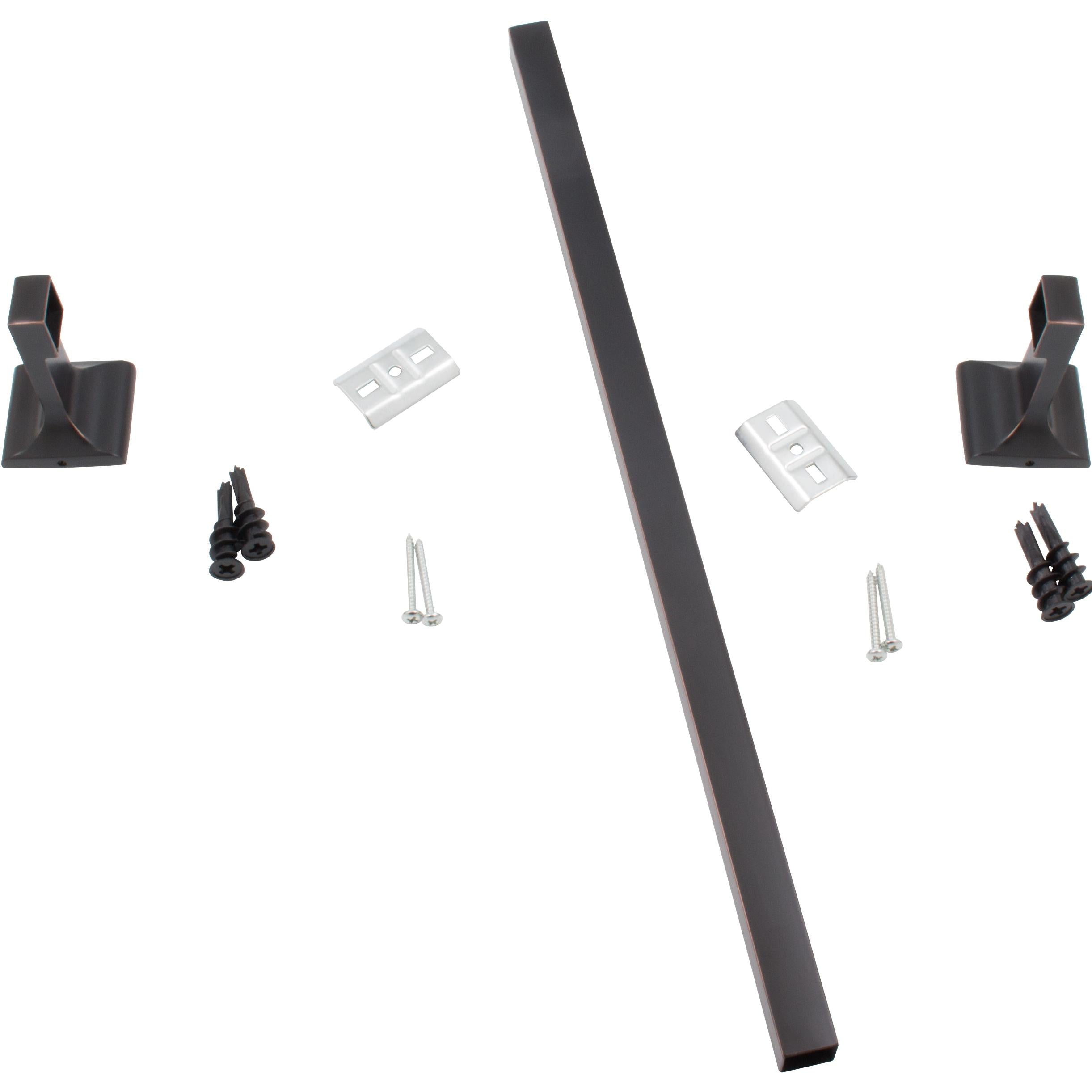 Stone Harbor Hardware Madison Towel Bar, 24 Inches, Vintage Bronze