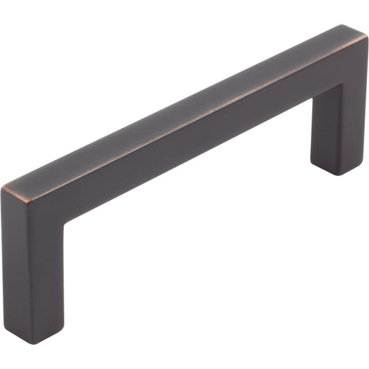 Stone Harbor Hardware Contemporary Square Cabinet Pull, 96 Millimeters, Zinc Base Material, Vintage Bronze