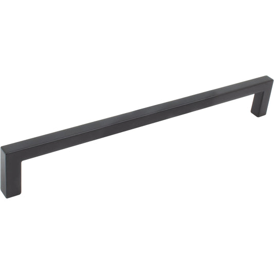 Stone Harbor Hardware Contemporary Square Cabinet Pull, 256 Millimeters, Zinc Base Material, Matte Black