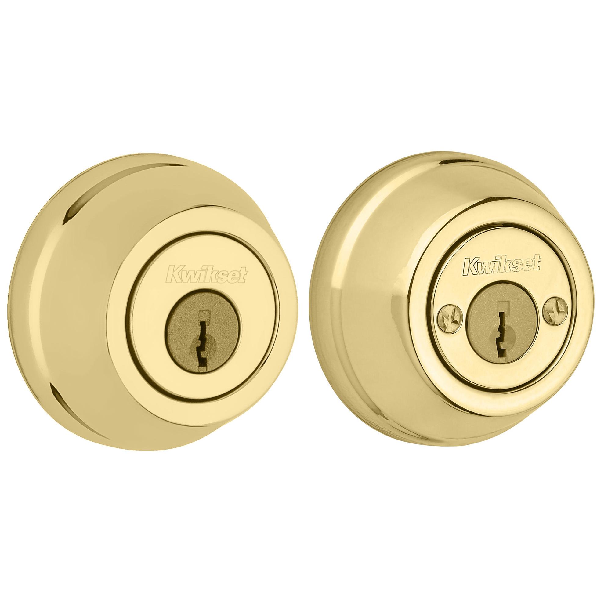 785 3 6AL STRKP K3 2-Cyl Deadbolt - Polished Brass