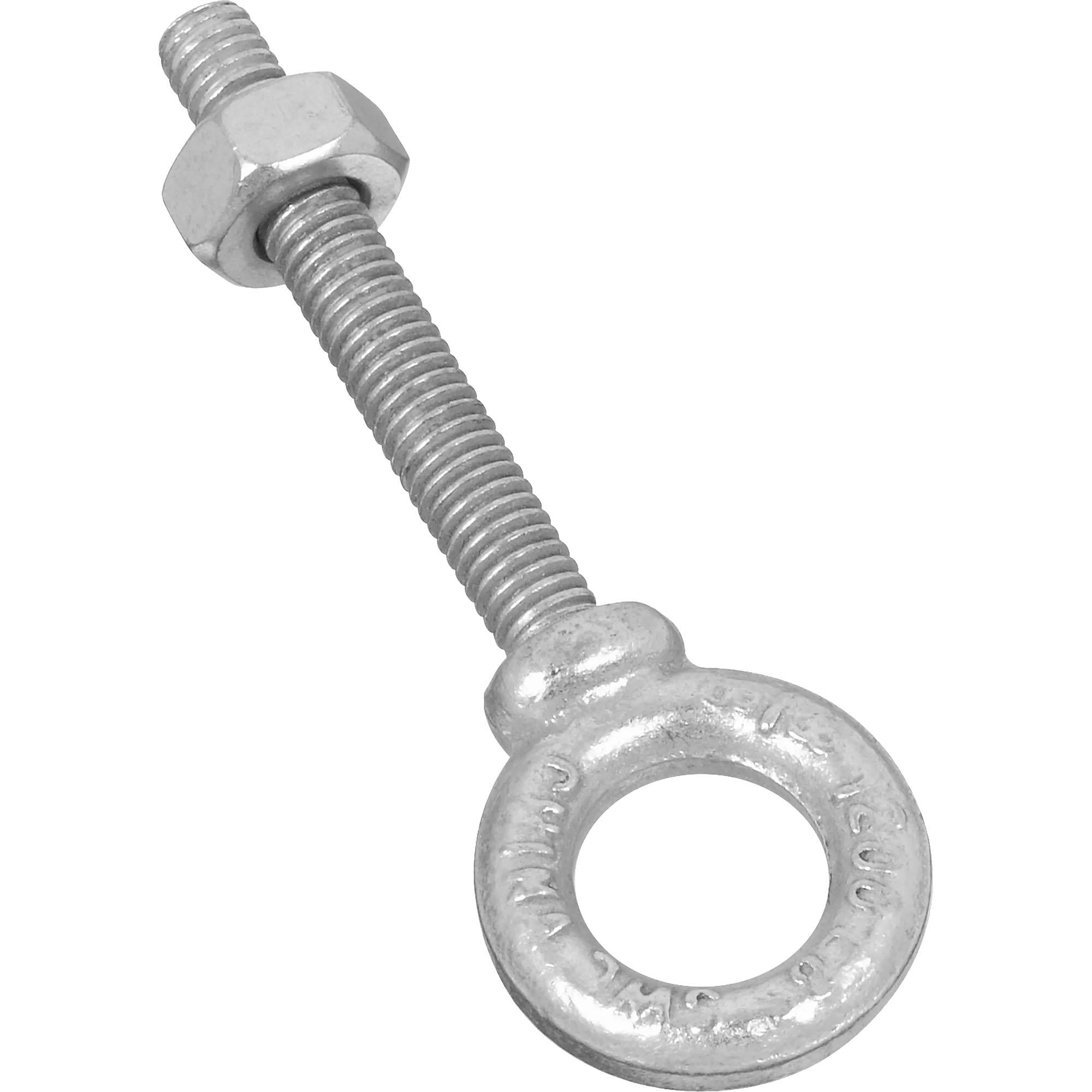 3260BC 3/8" x 2-1/2" Forged Eye Bolt with Shoulder - Galvanized