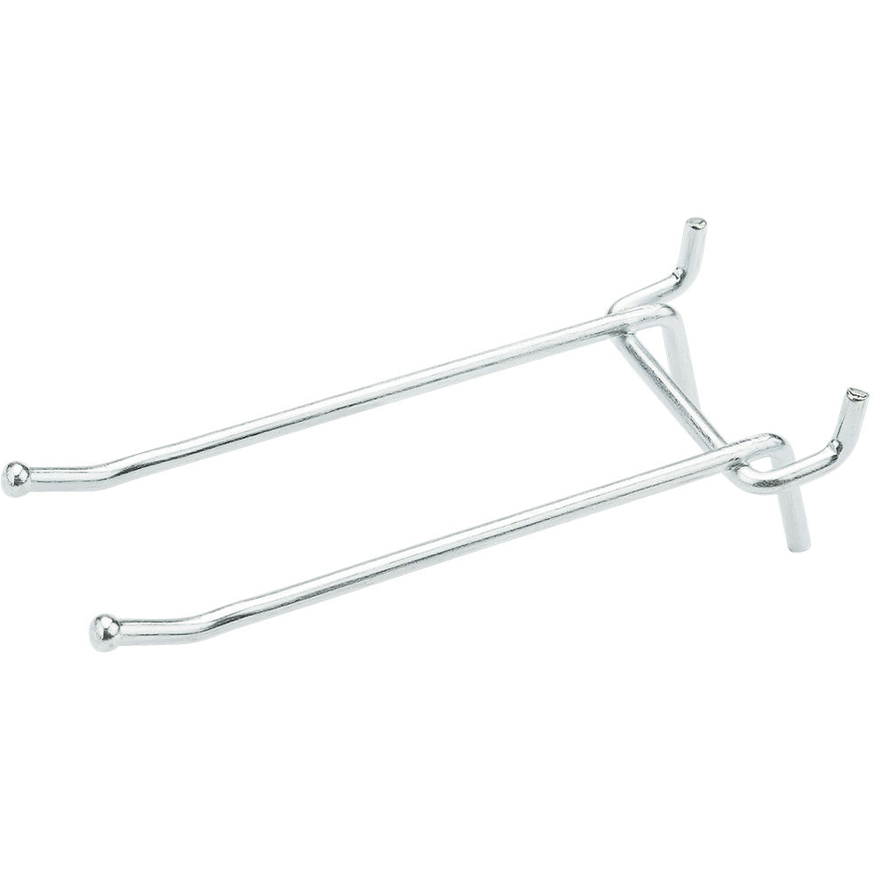 V2311 4" Double Hook 2/pk - Zinc Plated