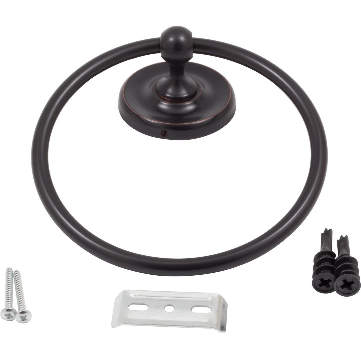 Stone Harbor Hardware Portland Towel Ring, Vintage Bronze