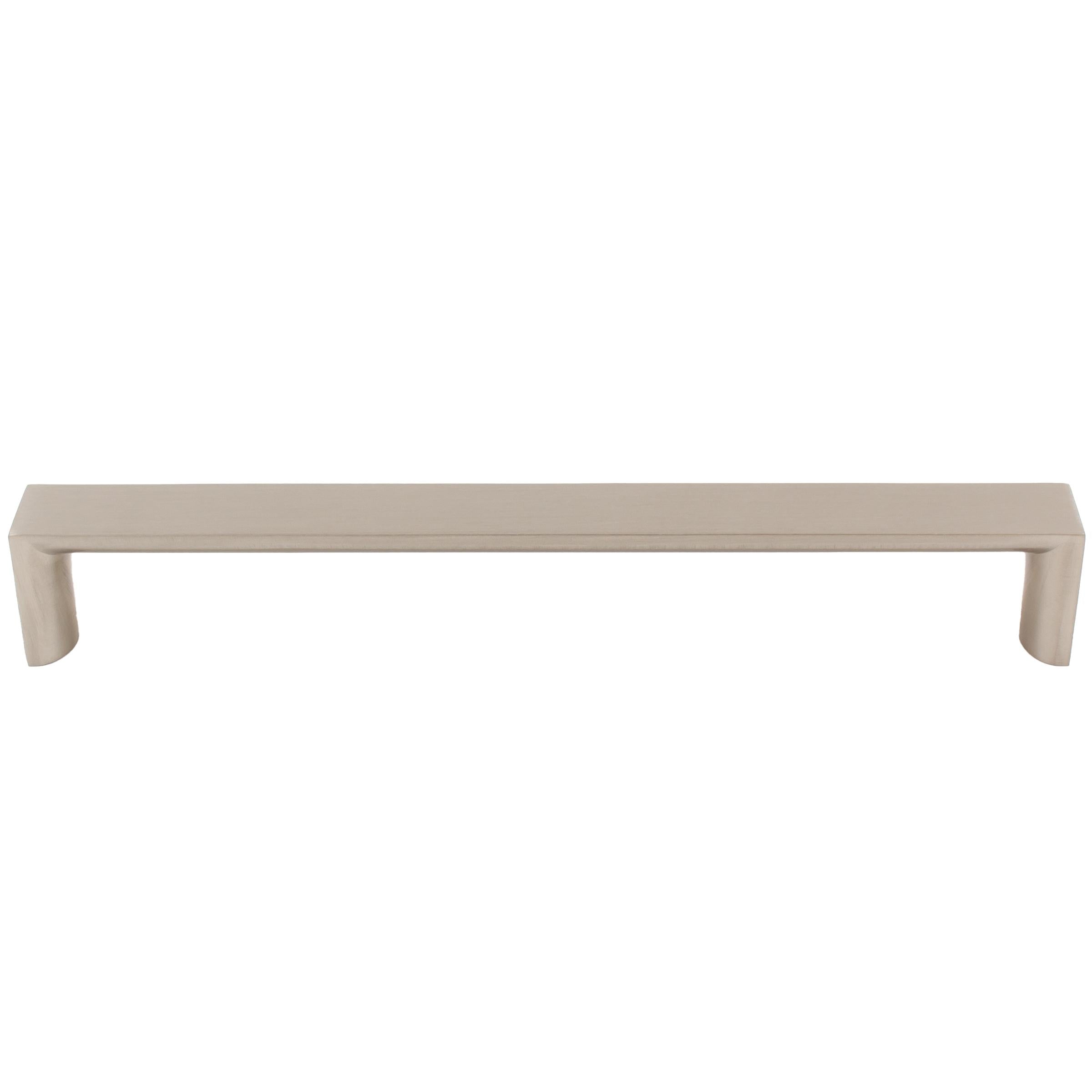 Stone Harbor Hardware Plateau Cabinet Pull, 192 Millimeters, Satin Nickel