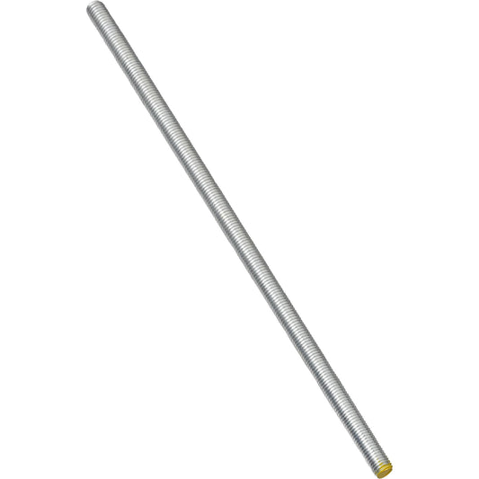 4000BC 3/8" -16 x 72" Steel Threaded Rod - Zinc Plated