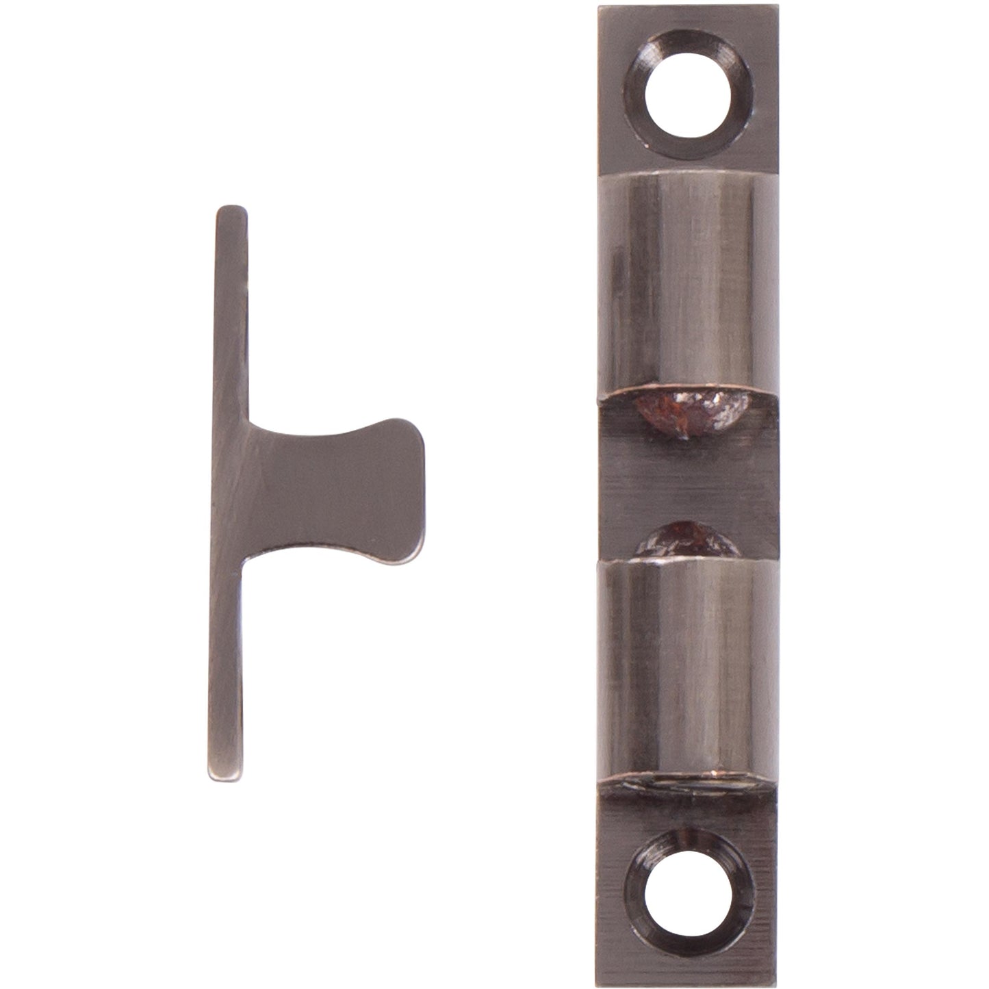 Stone Harbor Hardware Friction Catch, 1-1/8 Inches, Antique Nickel