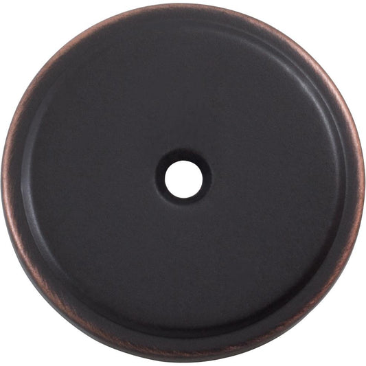 Stone Harbor Hardware Bi-Fold Closet Door Knob Backplate, 1-3/4 Inches, Vintage Bronze