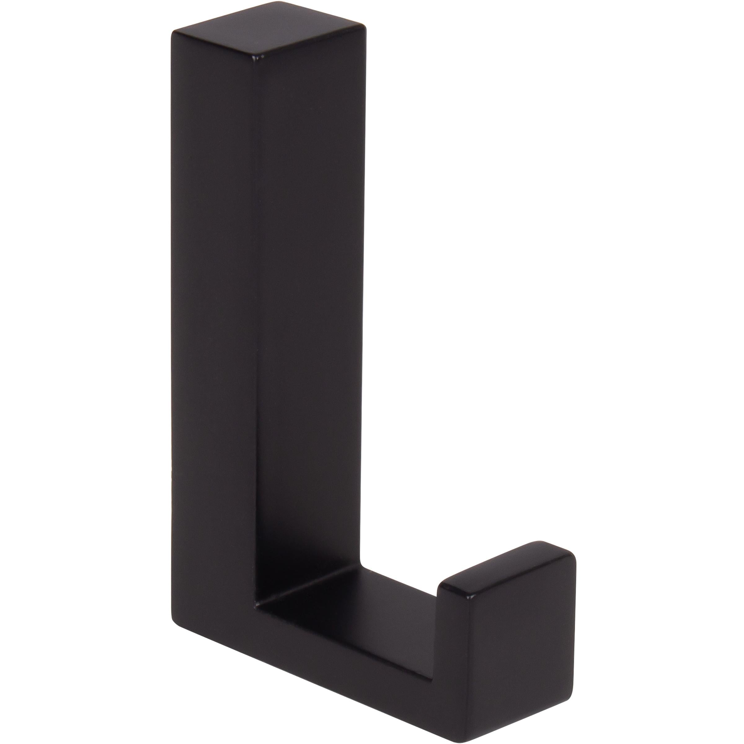Stone Harbor Hardware Modern Single Robe Hook, Matte Black