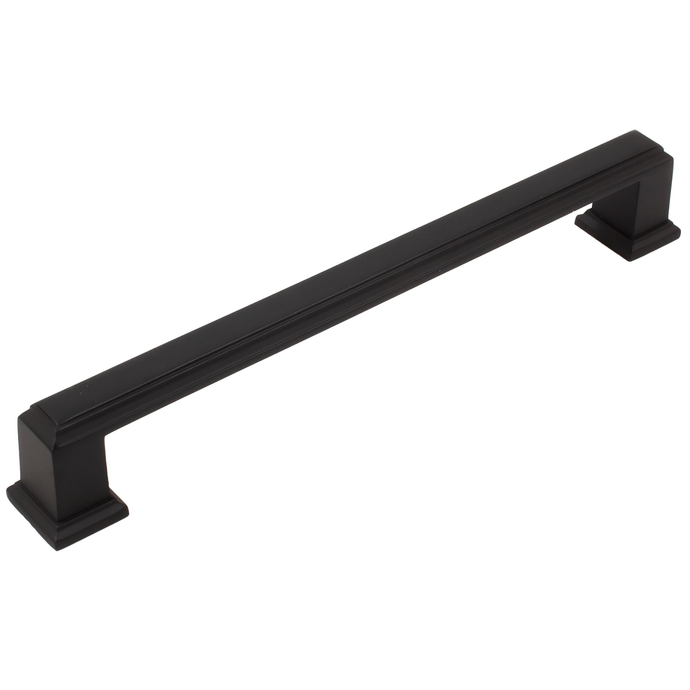 Stone Harbor Hardware Metropolis Cabinet Pull, 160 Millimeters, Matte Black